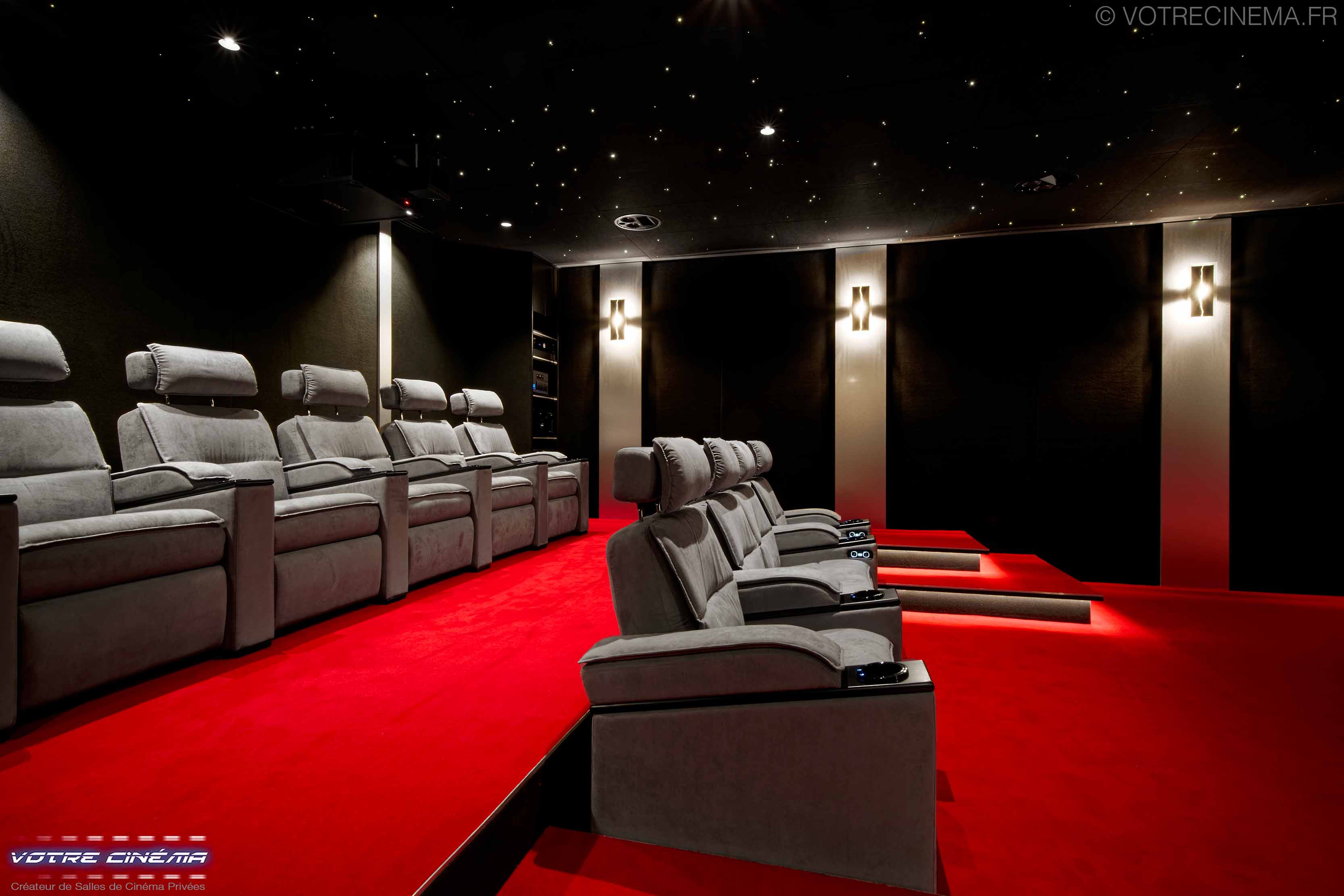 Création salle home cinéma Luxembourg