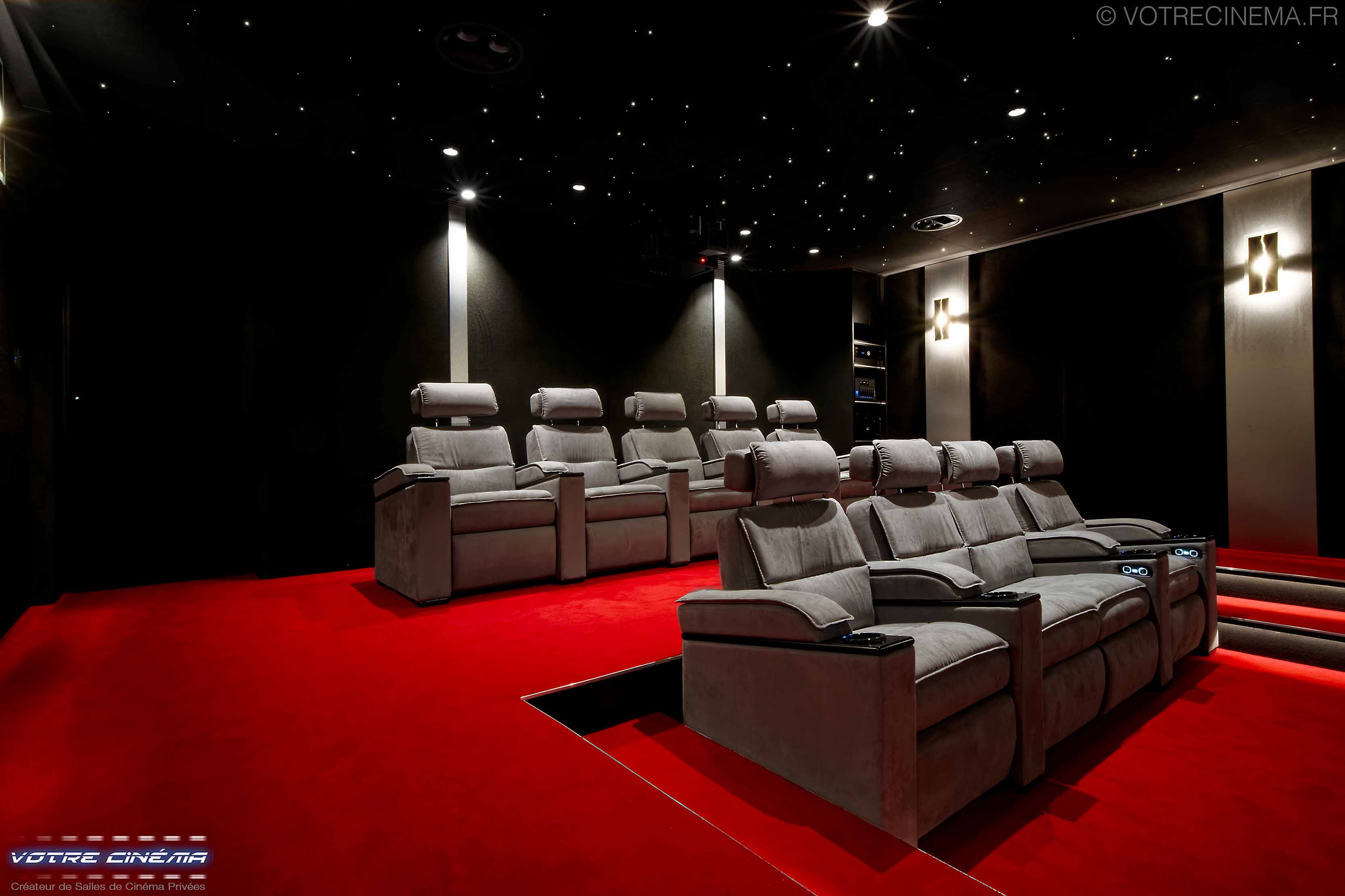 Installation salle cinéma Luxembourg