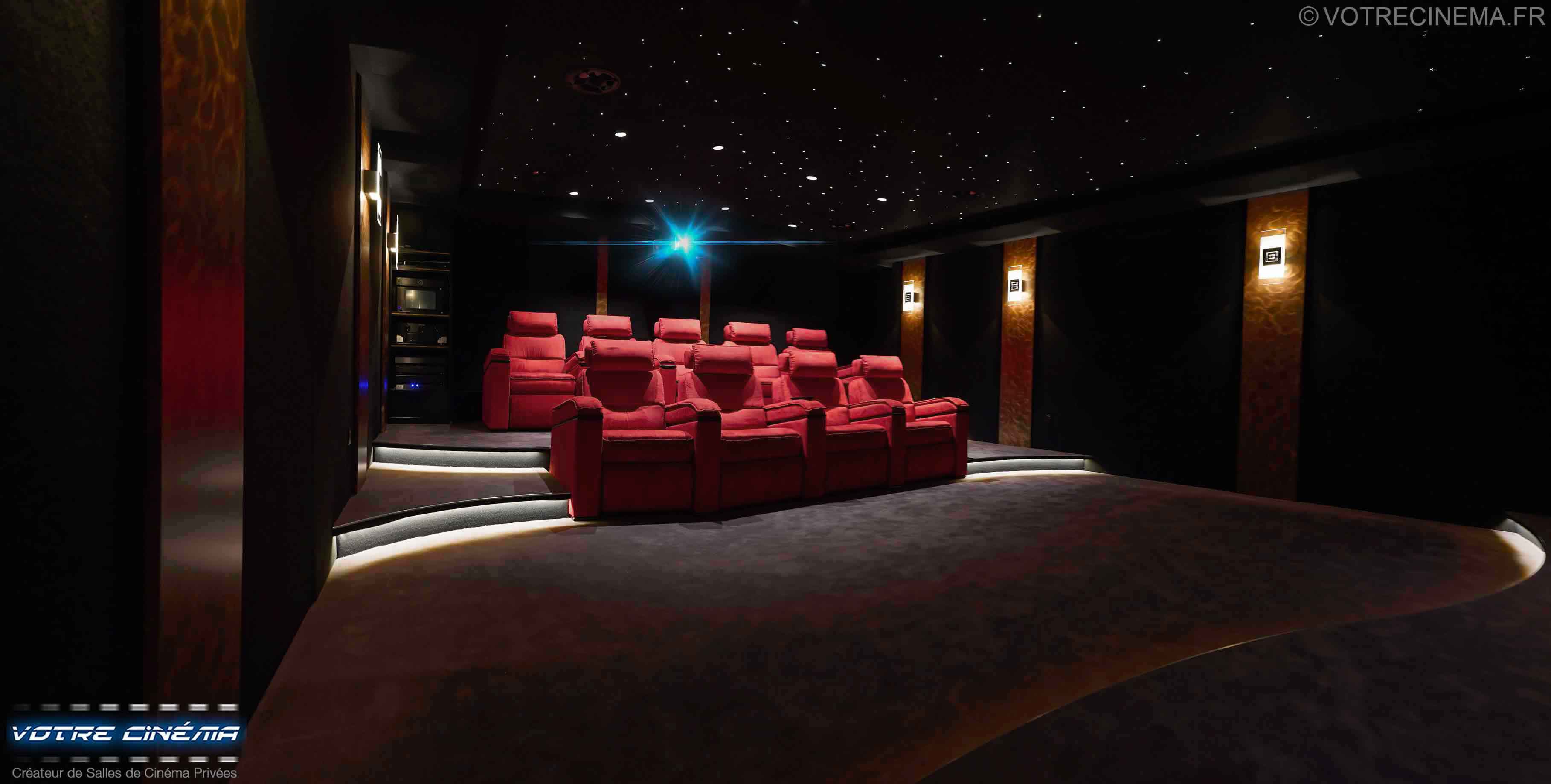 Salle cinéma de luxe Megève